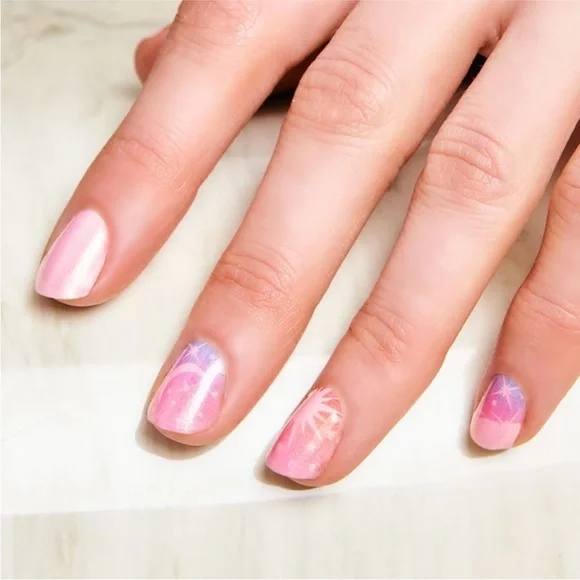 *Retired* Color Street: Star-Crossed | Sun Moon Pink Orange Blue Celestial - Picture 7 of 12